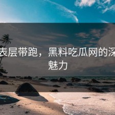 别被表层带跑，黑料吃瓜网的深层次魅力
