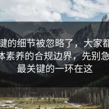 最关键的细节被忽略了，大家都忽略了媒体素养的合规边界，先别急着骂，最关键的一环在这